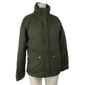 COLUMBIA ~ WOMENS MEDIUM ~ GREEN DOWN FULL ZIP COAT